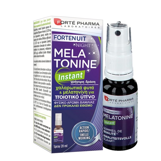 Forte Pharma ForteNuit Melatonine Instant Spray για την Βελτίωση της Ποιότητας του Ύπνου 20ml
